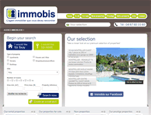 Tablet Screenshot of immobis.com